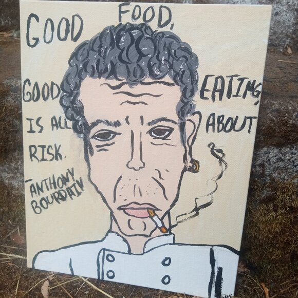 Anthony Bourdain Portrait Painting - Picture 6 of 16